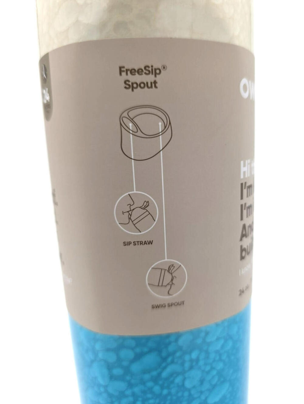 NEW Owala FreeSip 24oz Rolling in Gradient Blue Limited Edition - Picture 6 of 9